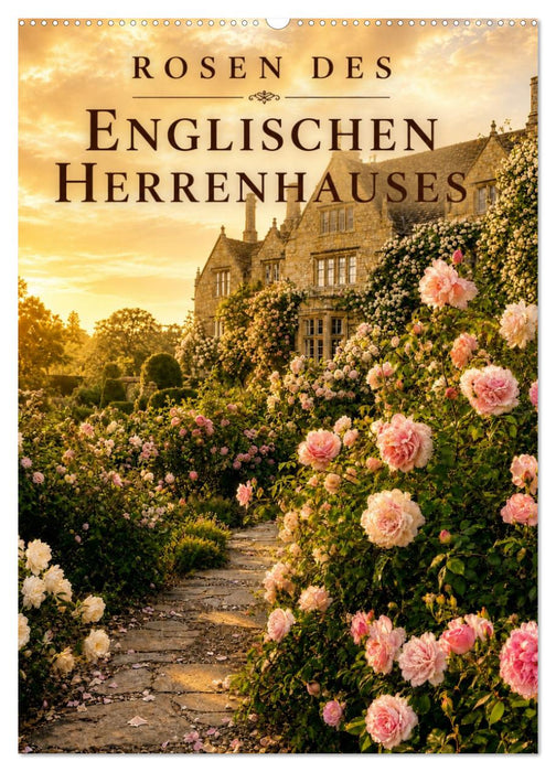 Rosen des englischen Herrenhauses (CALVENDO Wandkalender 2027)