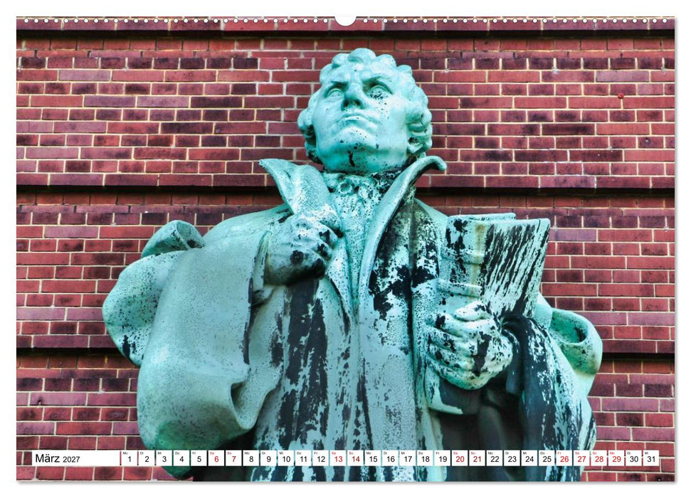 Martin Luther allüberall (CALVENDO Wandkalender 2027)