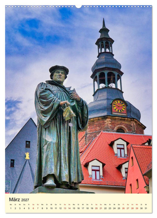 Luthergedenkstätten in Eisleben und Wittenberg (CALVENDO Wandkalender 2027)