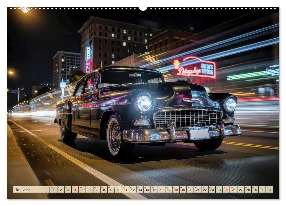 Hot Road - Oldtimer Nostalgie (CALVENDO Premium Wandkalender 2027)