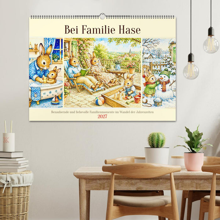 Bei Familie Hase (CALVENDO Wandkalender 2027)
