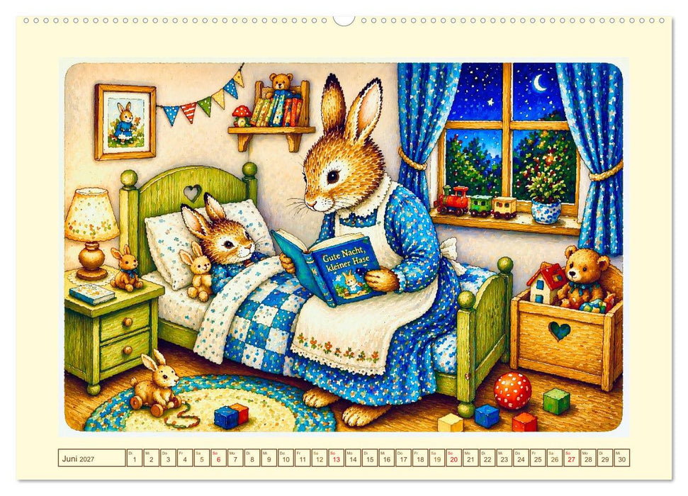 Bei Familie Hase (CALVENDO Wandkalender 2027)