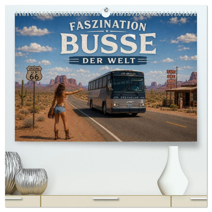 Faszination Busse der Welt (CALVENDO Premium Wandkalender 2027)