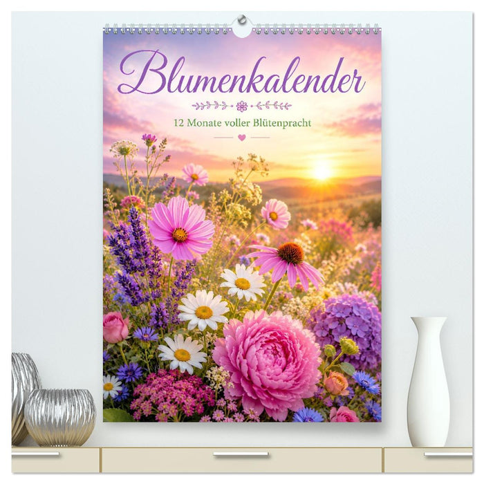 Blumenkalender (CALVENDO Premium Wandkalender 2027)