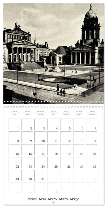 Bons baisers de Berlin : Cartes postales historiques de la ville (CALVENDO Calendrier mensuel 2027)