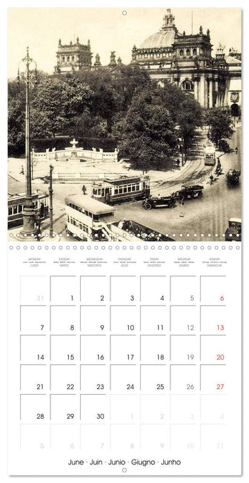 Bons baisers de Berlin : Cartes postales historiques de la ville (CALVENDO Calendrier mensuel 2027)