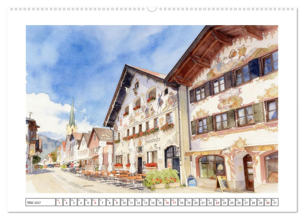 Die schönsten Altstädte in Bayern (CALVENDO Wandkalender 2027)