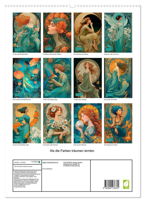 Als die Farben träumen lernten (CALVENDO Premium Wandkalender 2027)