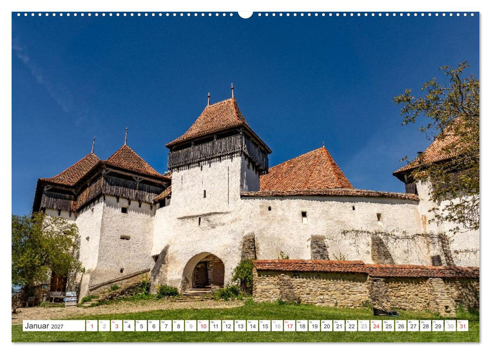 Kirchenburgen in Siebenbürgen (CALVENDO Wandkalender 2027)