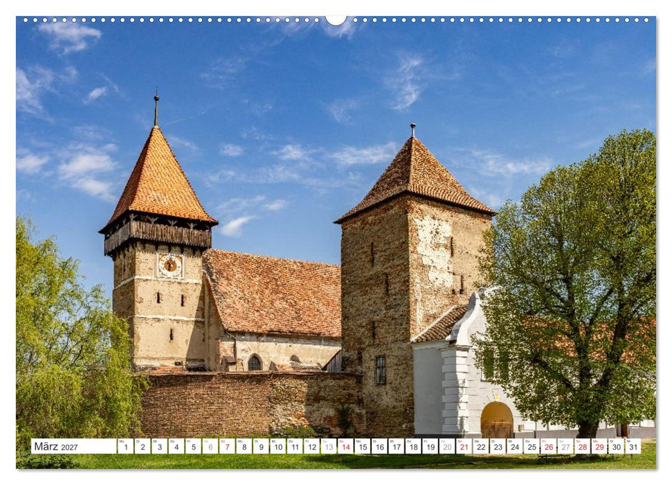 Kirchenburgen in Siebenbürgen (CALVENDO Wandkalender 2027)