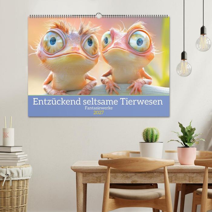 Entzückend seltsame Tierwesen - Fantasiewerke (CALVENDO Wandkalender 2027)