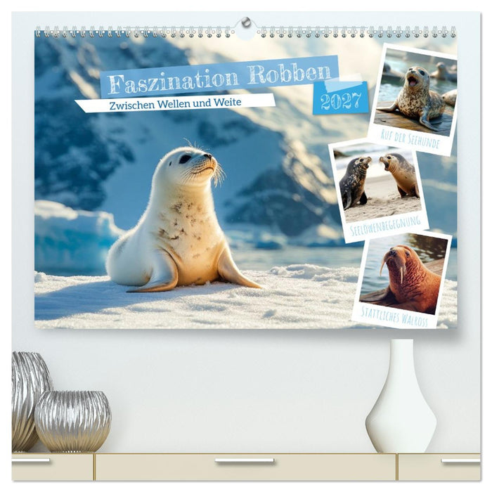 Faszination Robben - Zwischen Wellen und Weite (CALVENDO Premium Wandkalender 2027)