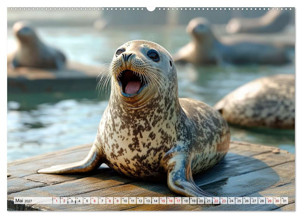 Faszination Robben - Zwischen Wellen und Weite (CALVENDO Premium Wandkalender 2027)