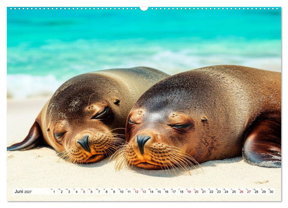 Faszination Robben - Zwischen Wellen und Weite (CALVENDO Premium Wandkalender 2027)