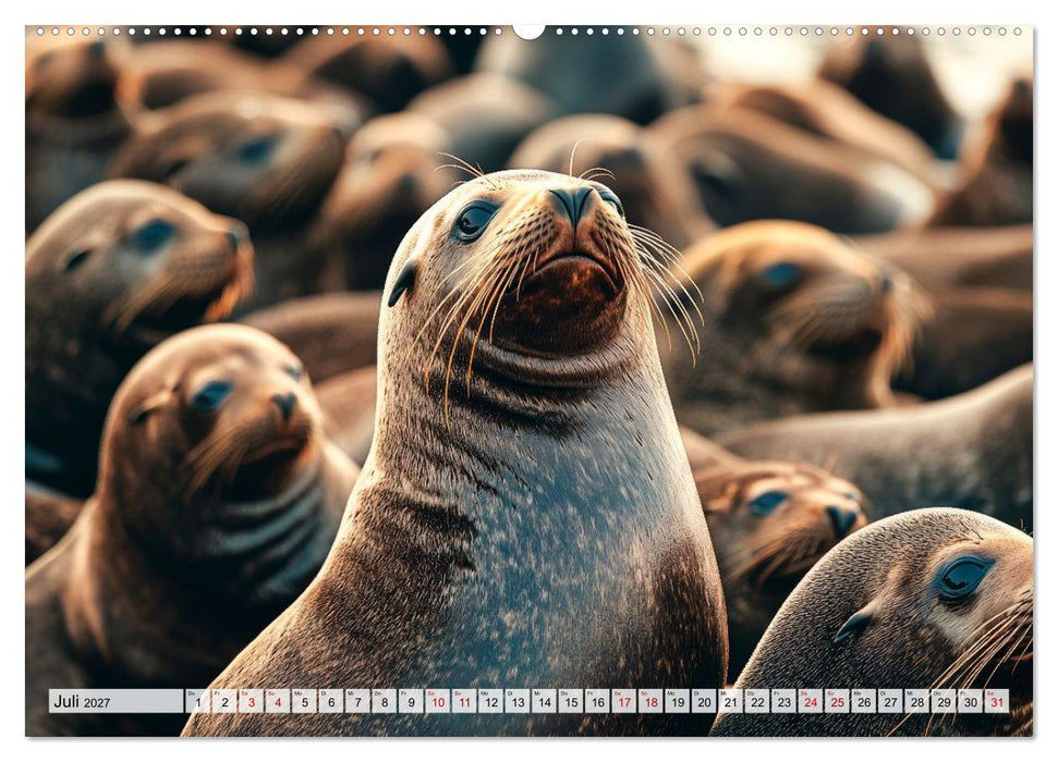 Faszination Robben - Zwischen Wellen und Weite (CALVENDO Premium Wandkalender 2027)