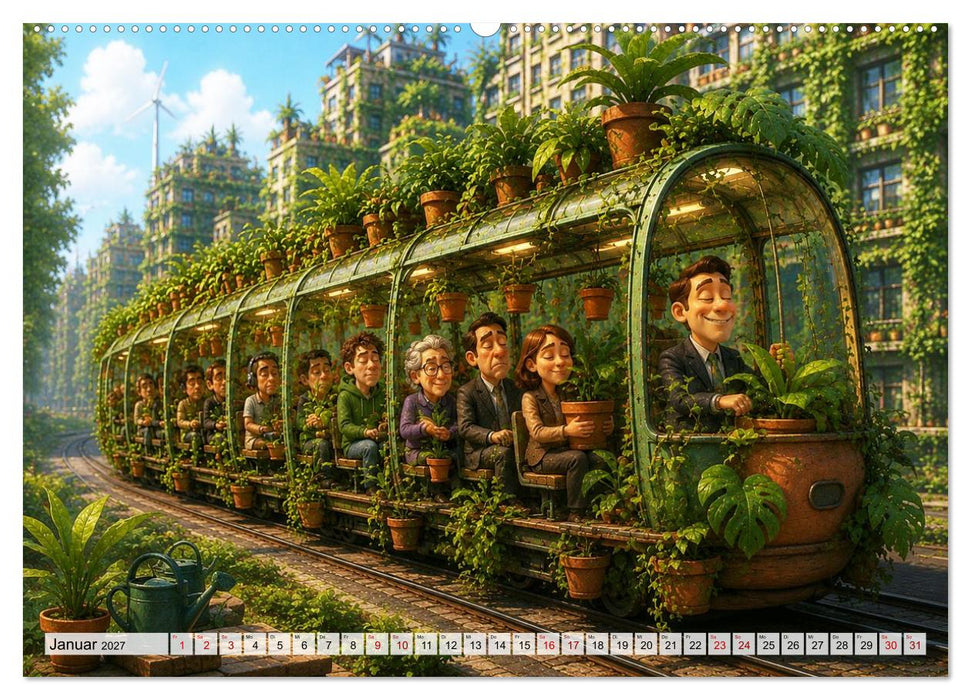 Treibstofflose Fortbewegung (CALVENDO Wandkalender 2027)