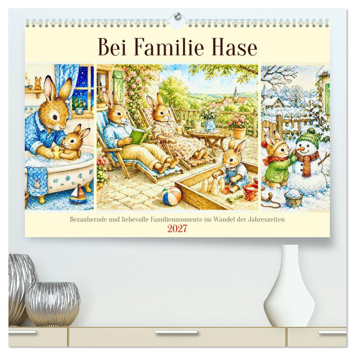 Bei Familie Hase (CALVENDO Premium Wandkalender 2027)