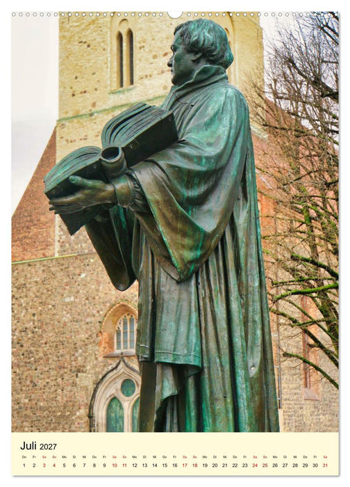 Martin Luther - Orte der Reformation (CALVENDO Premium Wandkalender 2027)