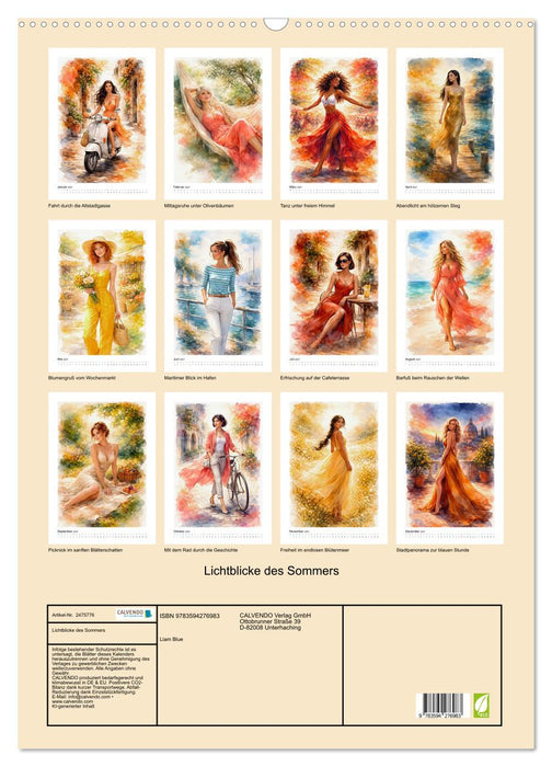 Lichtblicke des Sommers (CALVENDO Wandkalender 2027)