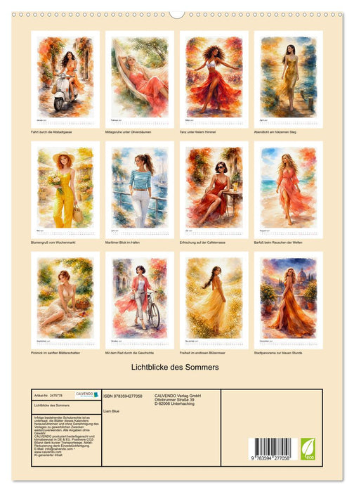 Lichtblicke des Sommers (CALVENDO Premium Wandkalender 2027)