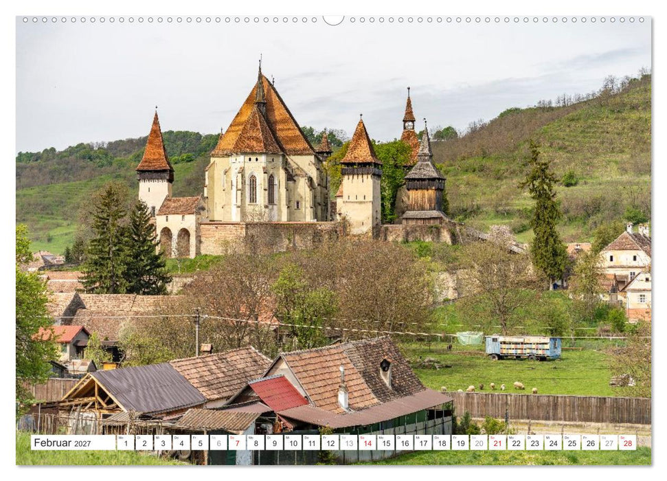 Kirchenburgen in Siebenbürgen (CALVENDO Premium Wandkalender 2027)