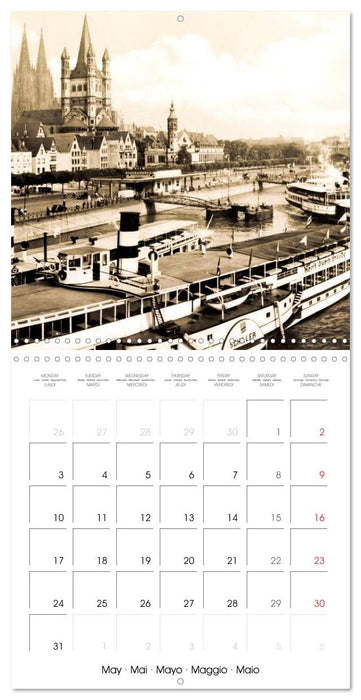 Historic Cologne: The city on historic postcards (CALVENDO Monthly Calendar 2027)