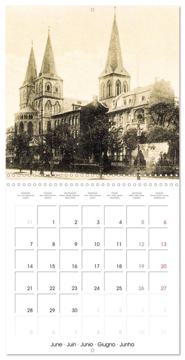 Historic Cologne: The city on historic postcards (CALVENDO Monthly Calendar 2027)