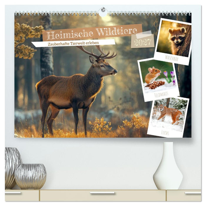Heimische Wildtiere - Das Vermächtnis der Natur (CALVENDO Premium Wandkalender 2027)