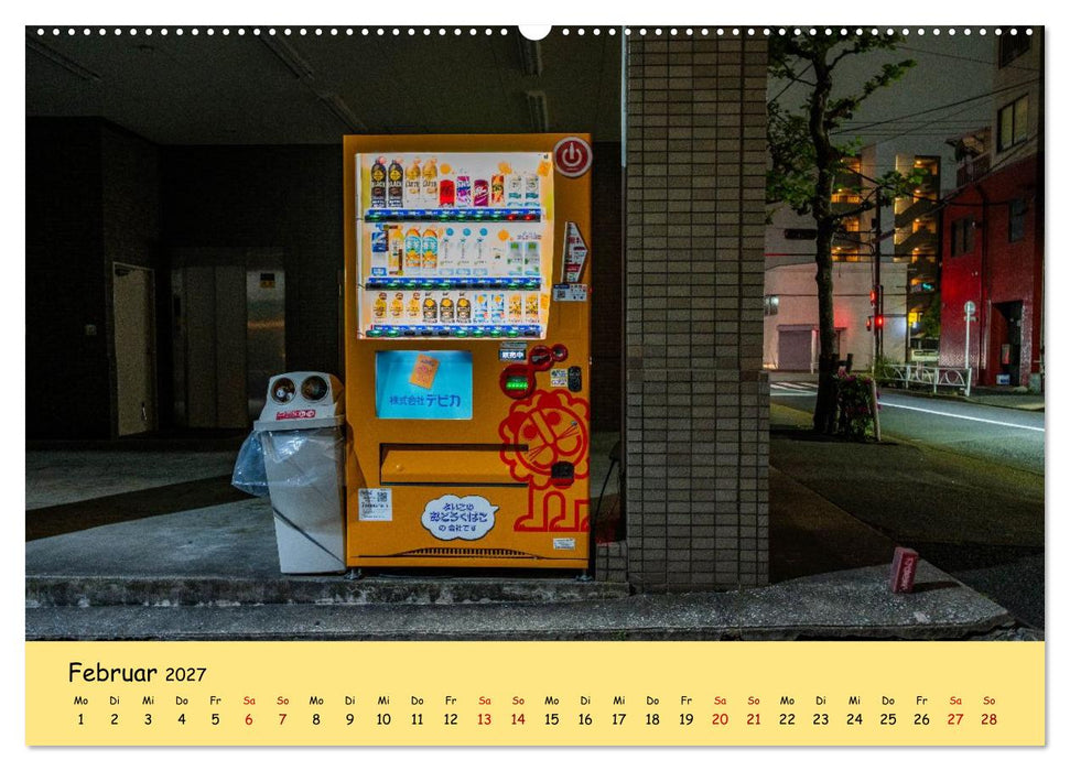 Tokios bunte Automatenwelt (CALVENDO Wandkalender 2027)