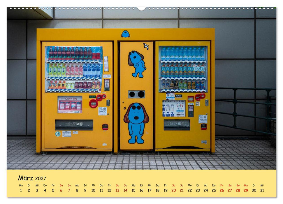 Tokios bunte Automatenwelt (CALVENDO Wandkalender 2027)