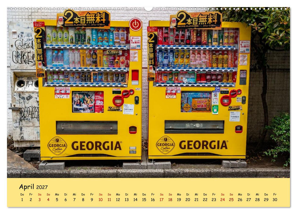 Tokios bunte Automatenwelt (CALVENDO Wandkalender 2027)