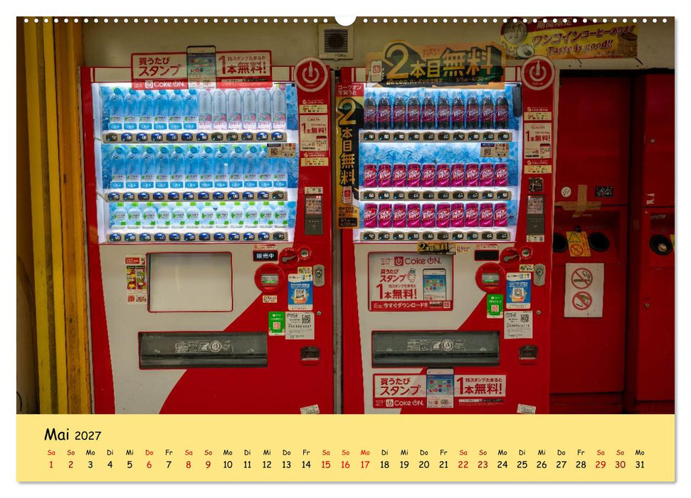 Tokios bunte Automatenwelt (CALVENDO Wandkalender 2027)