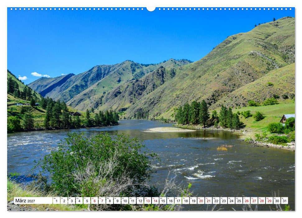 Naturwunder im Nordwesten der USA (CALVENDO Premium Wandkalender 2027)