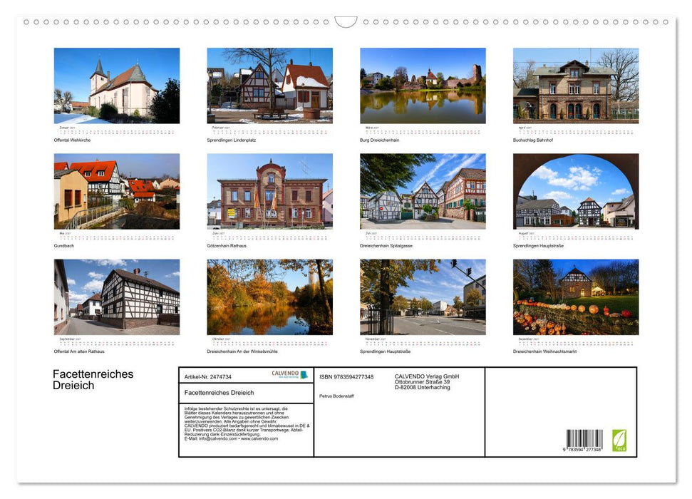 Facettenreiches Dreieich (CALVENDO Wandkalender 2027)