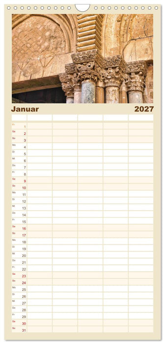 Grabeskirche in Jerusalem (CALVENDO Familienplaner 2027)