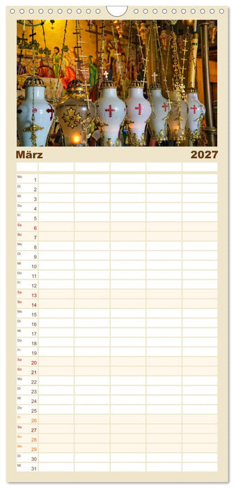 Grabeskirche in Jerusalem (CALVENDO Familienplaner 2027)
