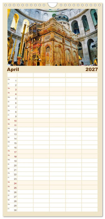 Grabeskirche in Jerusalem (CALVENDO Familienplaner 2027)