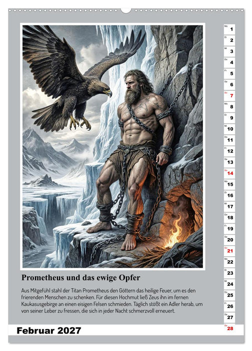 Antihelden der klassischen Mythologie (CALVENDO Wandkalender 2027)