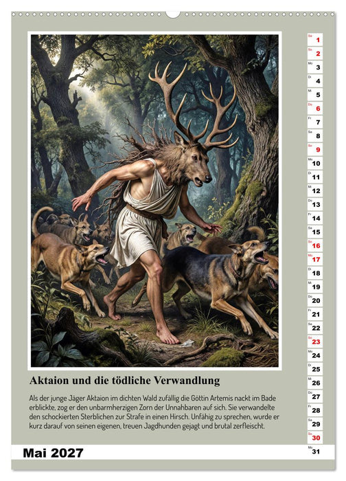 Antihelden der klassischen Mythologie (CALVENDO Wandkalender 2027)
