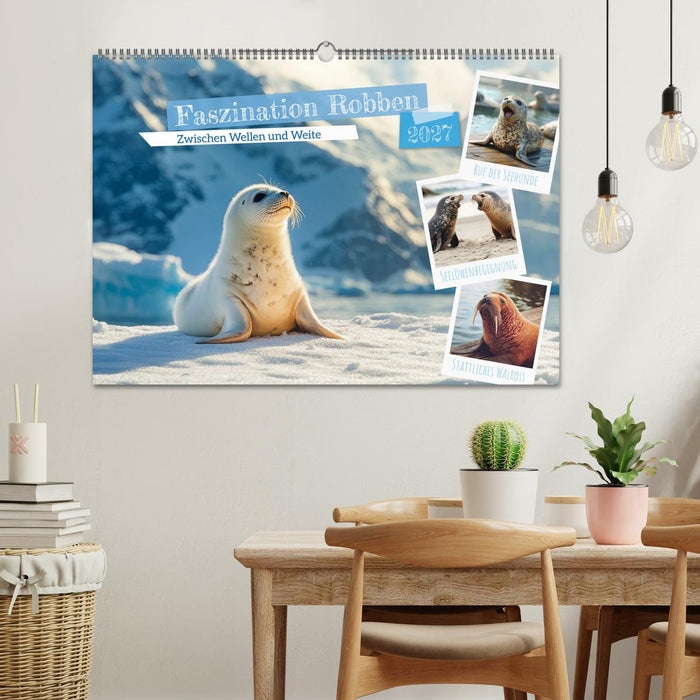 Faszination Robben - Zwischen Wellen und Weite (CALVENDO Wandkalender 2027)