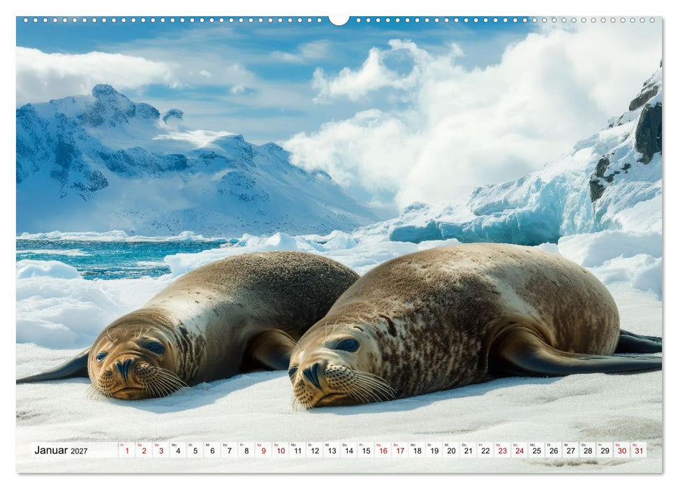 Faszination Robben - Zwischen Wellen und Weite (CALVENDO Wandkalender 2027)