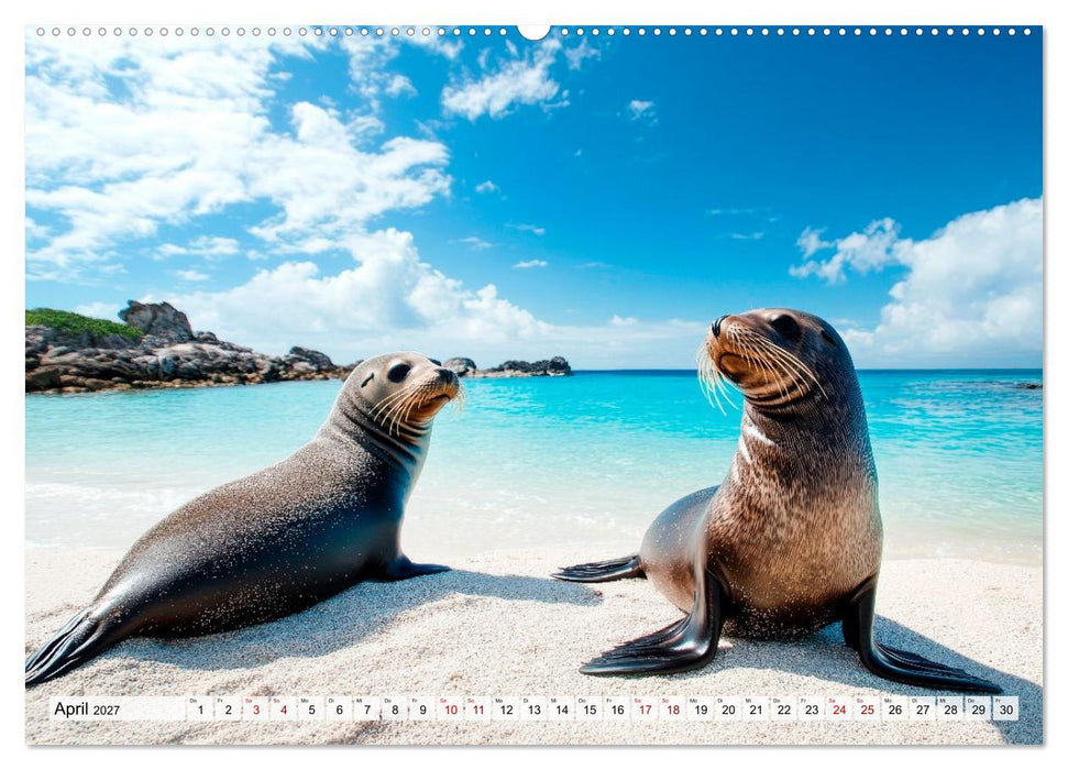 Faszination Robben - Zwischen Wellen und Weite (CALVENDO Wandkalender 2027)