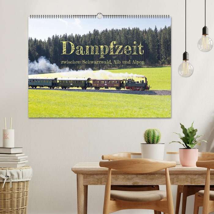 Dampfzeit zwischen Schwarzwald, Alb und Alpen (CALVENDO Wandkalender 2027)