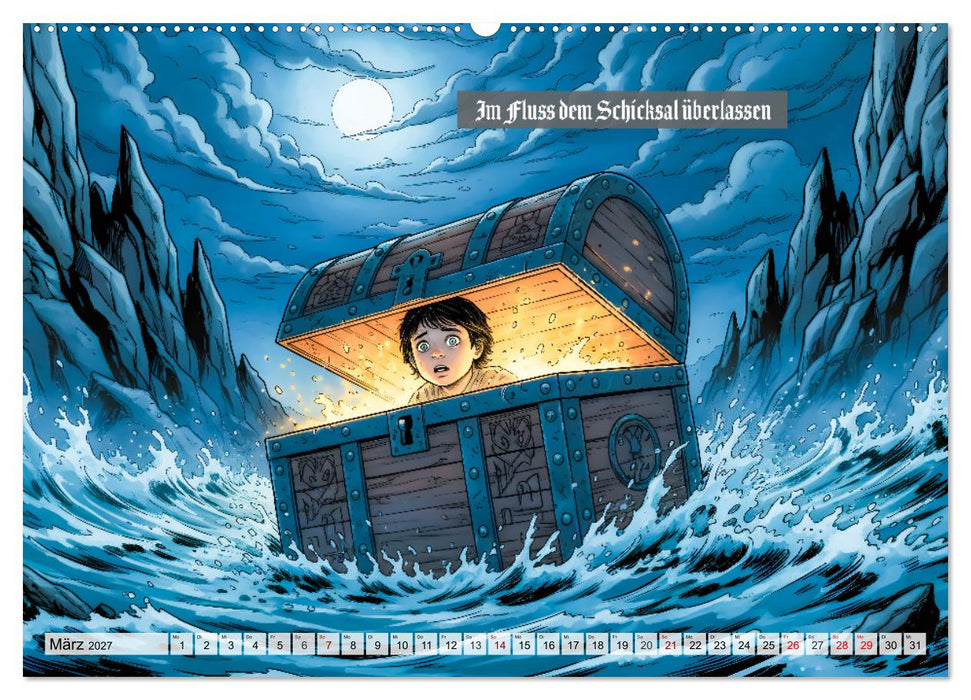 Der Teufel mit den drei goldenen Haaren (CALVENDO Premium Wandkalender 2027)