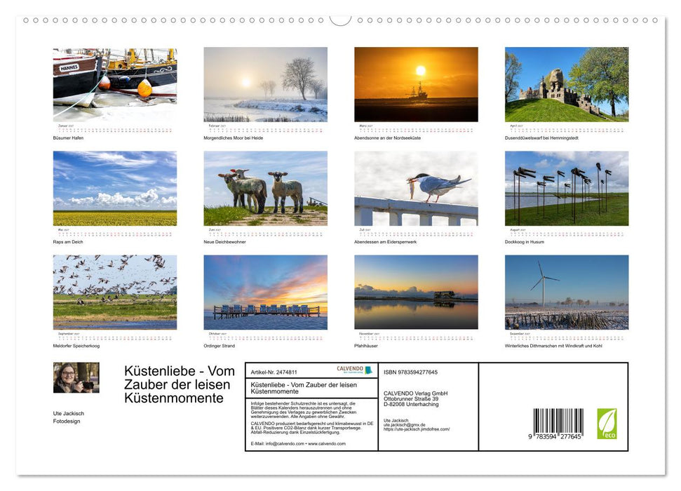 Küstenliebe - Vom Zauber der leisen Küstenmomente (CALVENDO Premium Wandkalender 2027)