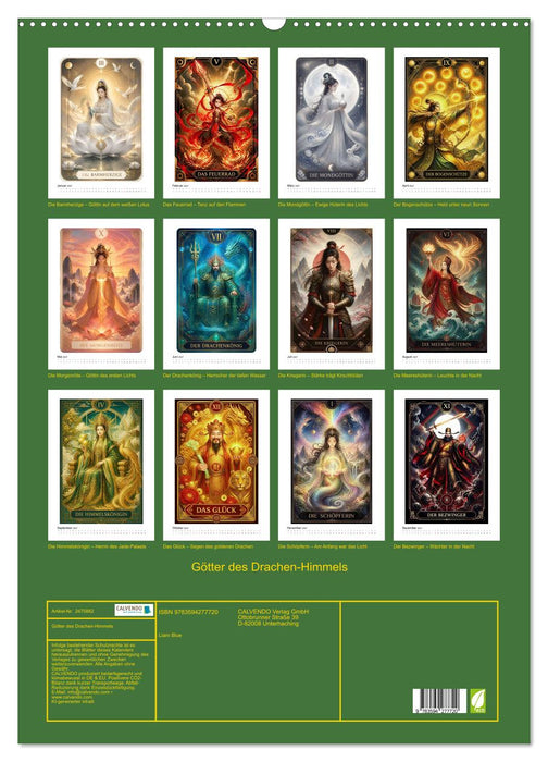 Götter des Drachen-Himmels (CALVENDO Wandkalender 2027)