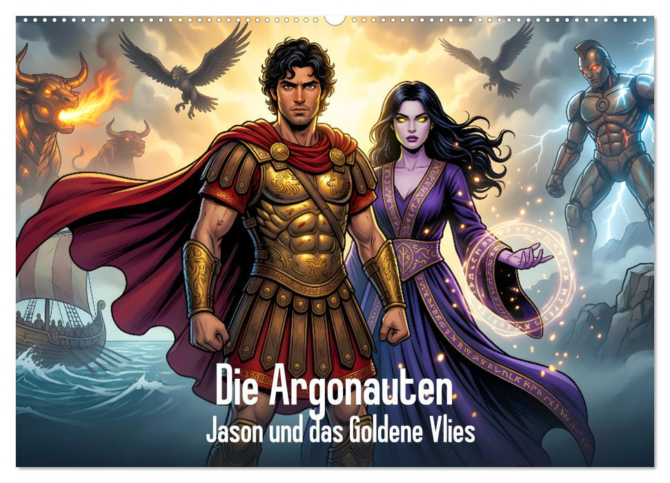 Die Argonauten - Jason und das Goldene Vlies (CALVENDO Wandkalender 2027)