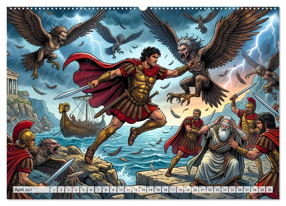 Die Argonauten - Jason und das Goldene Vlies (CALVENDO Wandkalender 2027)