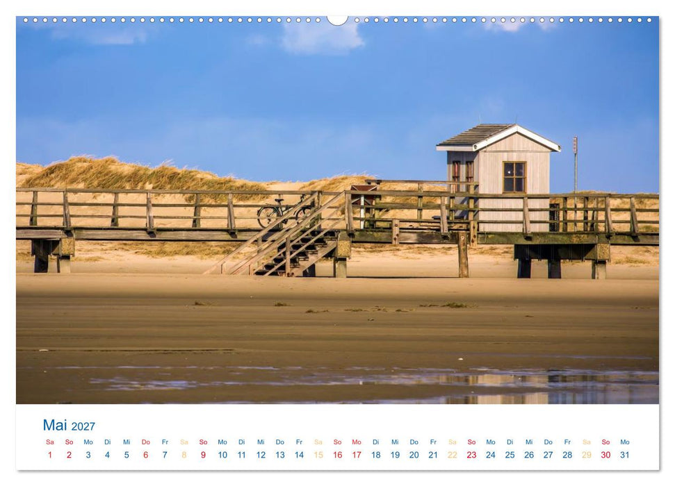 Sankt Peter-Ording - Strände, Dünen, Weite (CALVENDO Premium Wandkalender 2027)