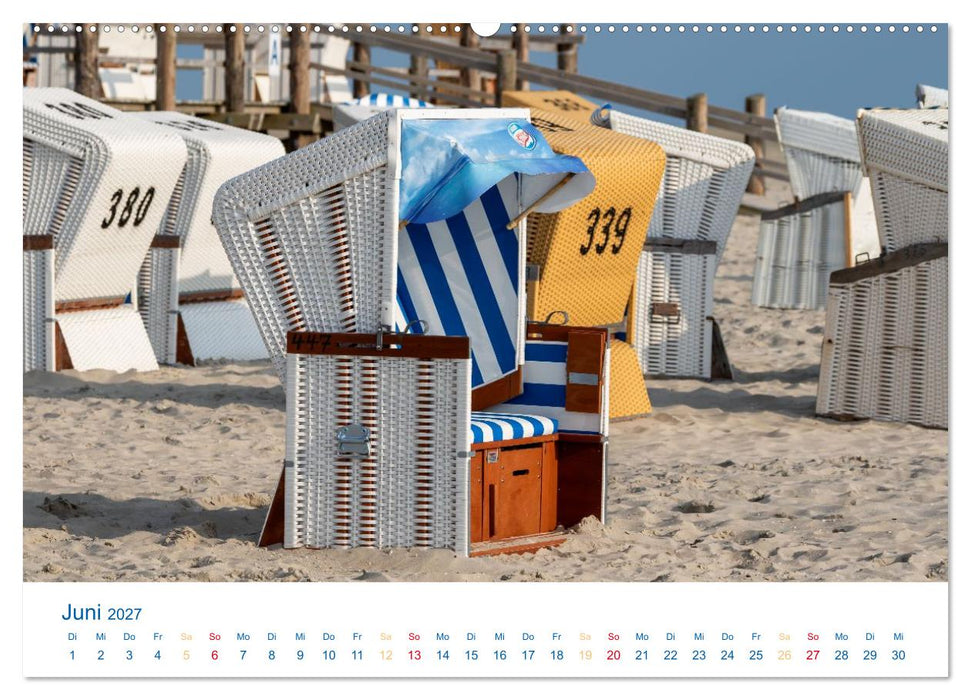 Sankt Peter-Ording - Strände, Dünen, Weite (CALVENDO Premium Wandkalender 2027)
